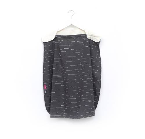 SIMPLY GOOD Nursing Cover Duo - White Lines/grey